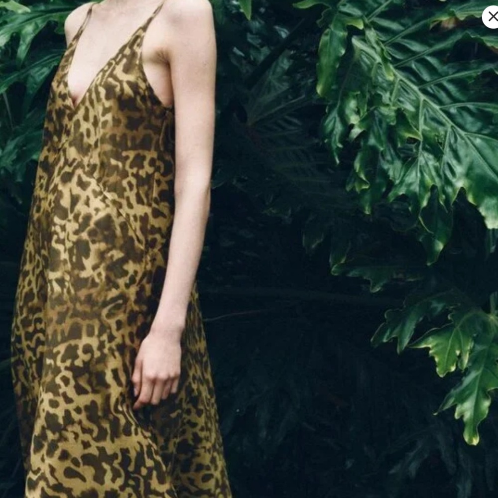 ZARA PRINTED DRESS ZW COLLECTION